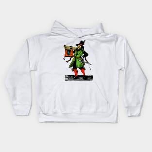 The trumpeter musician Kids Hoodie